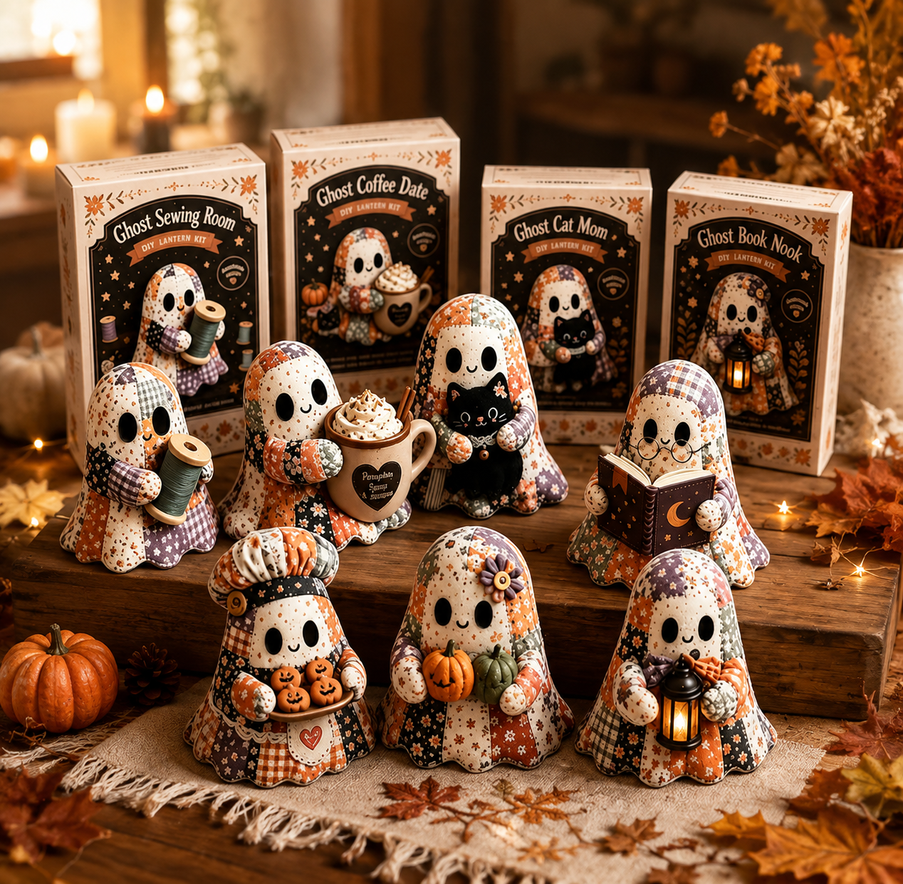 Cozy Little Ghosts™ DIY Halloween Sewing Kit