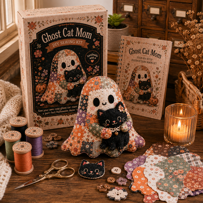 Cozy Little Ghosts™ DIY Halloween Sewing Kit