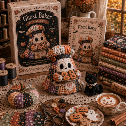 Cozy Little Ghosts™ DIY Halloween Sewing Kit