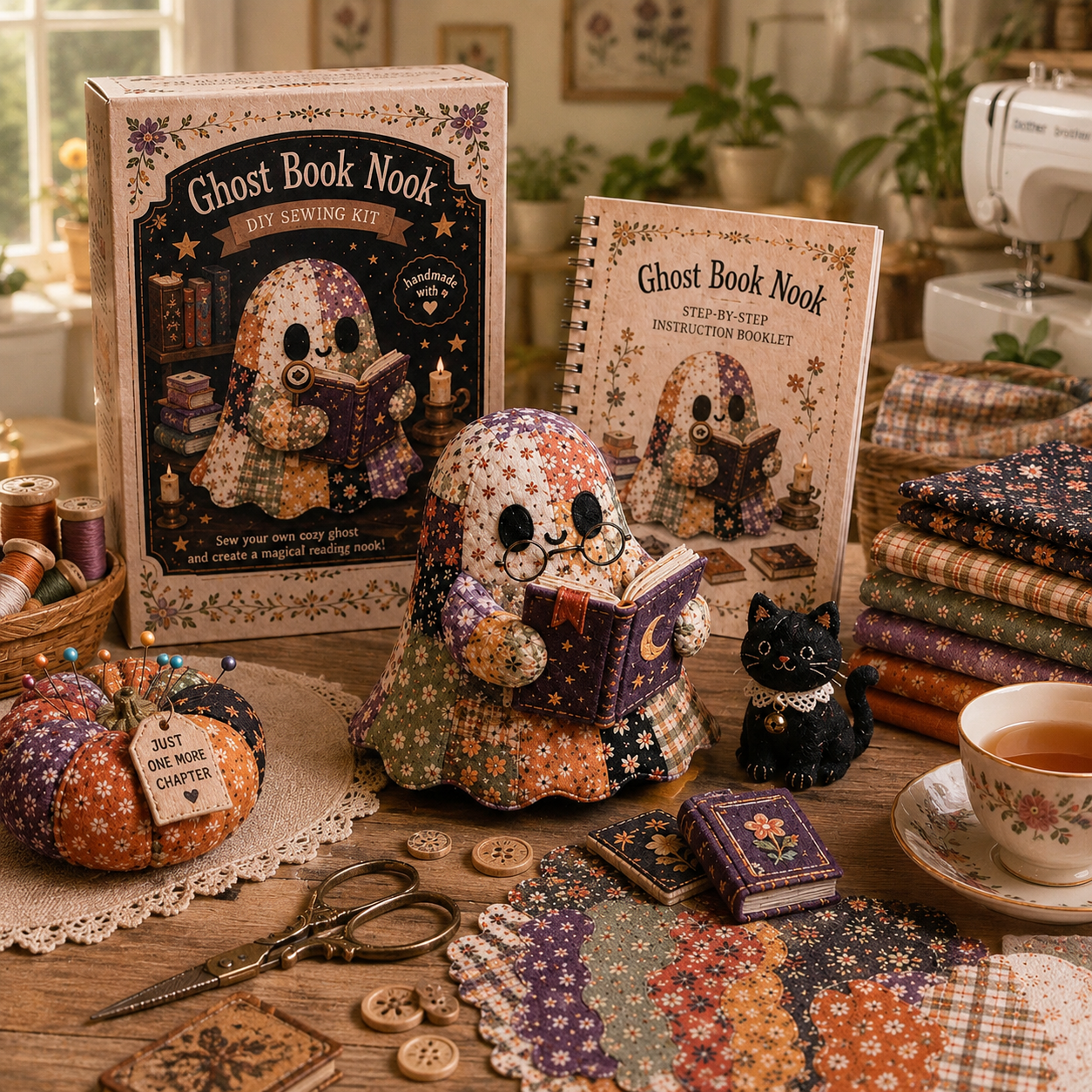 Cozy Little Ghosts™ DIY Halloween Sewing Kit
