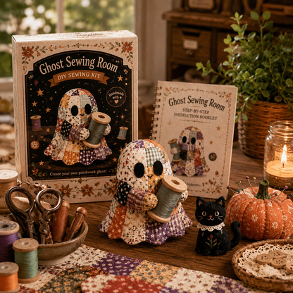 Cozy Little Ghosts™ DIY Halloween Sewing Kit